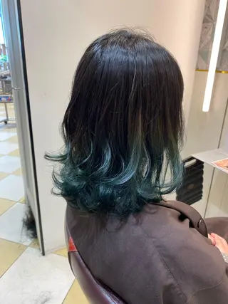 ミディアム カラー Kou所属・💜髪質改善美髪💜 星野清光のヘアスタイル