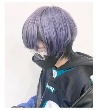 ショート カラー GARU-ガル-所属・TSUNO🦖 派手髪/オタク美容師のヘアスタイル