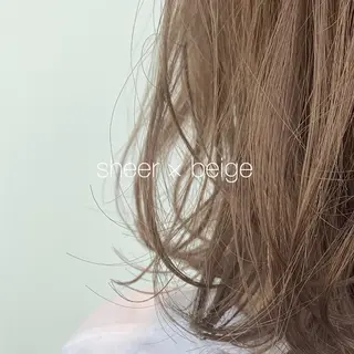 ミディアム カラー RINA🧤 デザインとボブのヘアスタイル