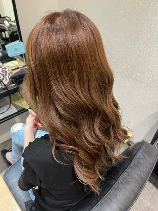 セミロング カラー ヘアアレンジ cocotte 💟草間紫音💟のヘアスタイル