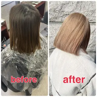 ミディアム ハイトーンエクステ 🎩カズキ🎩のヘアスタイル