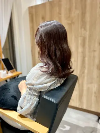 セミロング カラー 髪質改善✨艶カラー MASAYAのヘアスタイル