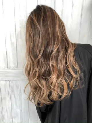 ロング カラー olino 【オリノ】西田辺のヘアスタイル