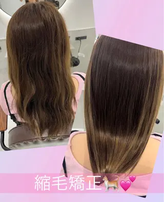 eN°   by youres hair 飯田橋店所属・髪質改善/レイヤー× 縮毛矯正🤍maiのヘアスタイル