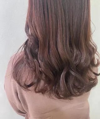 ロング カラー 舟橋 りんかのヘアスタイル