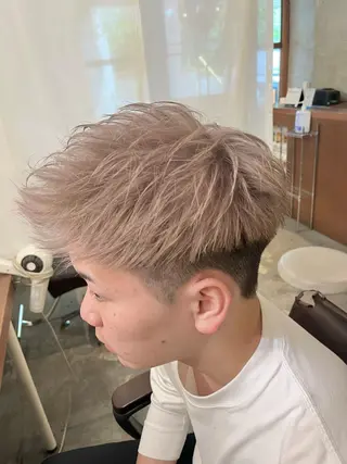 カラー メンズ FUJINO RYOのヘアスタイル