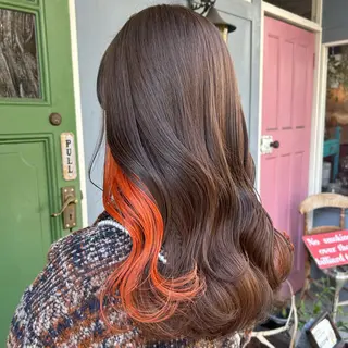 セミロング カラー BRITS 渡辺 菜々子のヘアスタイル