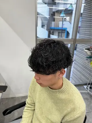 パーマ メンズ メンズ特化✨️ 韓国風パーマ🔥一八のヘアスタイル