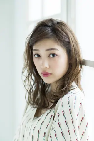 セミロング カラー パーマ Blossom大塚 ディレクター永野のヘアスタイル