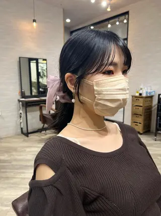 セミロング カラー 顔まわり職人🇰🇷 韓国ヘア/KAITOのヘアスタイル