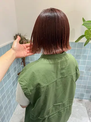 ショート カラー 韓国風デザイン 💐MIZUKI💐のヘアスタイル