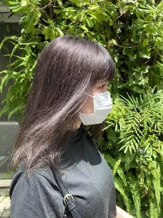 カラー ミディアム LOARK博多  木原純のヘアスタイル