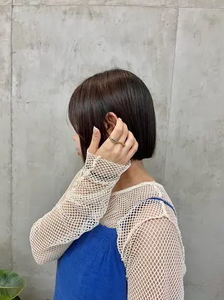 ショート カラー SALT WATER所属・🫐 𝐌𝐚𝐨 🫐似合わせcutのヘアスタイル