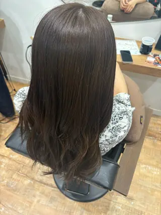 カラー 🍎ダメージレス暖色 カラー🍎あyaかのヘアスタイル
