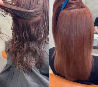 セミロング 韓国風/透明感カラー 🐵mayu* 🐵のヘアスタイル