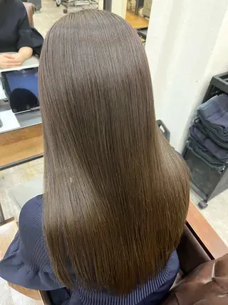 ロング カラー 艶髪矯正/髪質改善 カイトのヘアスタイル