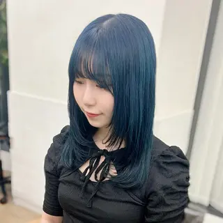 セミロング カラー 🎀オタク美容師艶髪 カラーERINA🎀のヘアスタイル