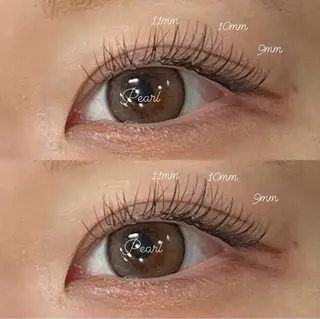 マツエク・マツパ Pearl 四条大宮 〜AOI〜のマツエク・マツパデザイン