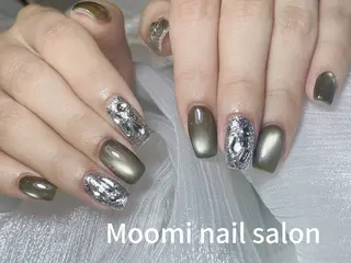 ロング Moomi あずりのネイルデザイン