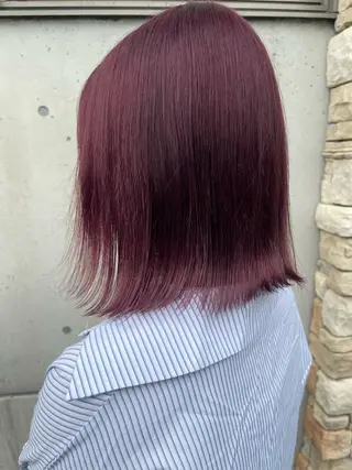 ミディアム ワタナベ アオイのヘアスタイル