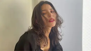 ロング カラー パーマ ヘアアレンジ Libelle hair salonのヘアスタイル