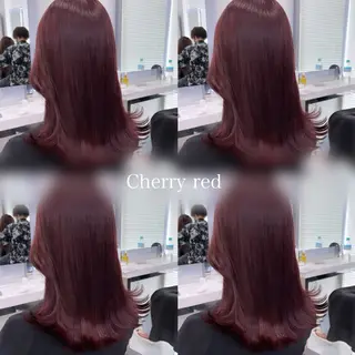 セミロング カラー ヘアアレンジ Ella所属・nana【艶髪】/ レイヤー/縮毛矯正のヘアスタイル