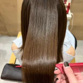 セミロング パーマ 髪質改善/ レイヤーカット金井翔のヘアスタイル