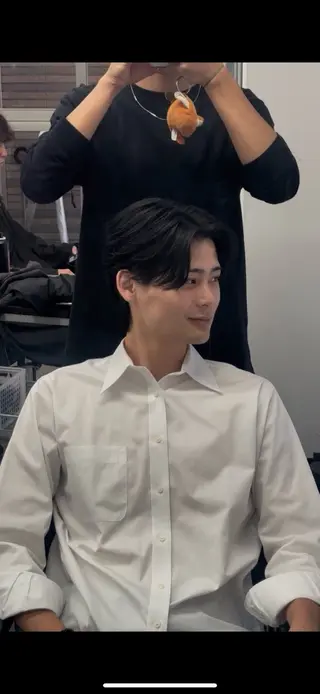 メンズ メンズ特化✨️ 韓国風パーマ🔥一八のヘアスタイル