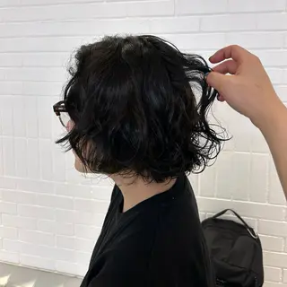 ショート カラー ✨うる艶/ブリーチ✨ 𝓡𝒖𝓷𝐚💋のヘアスタイル