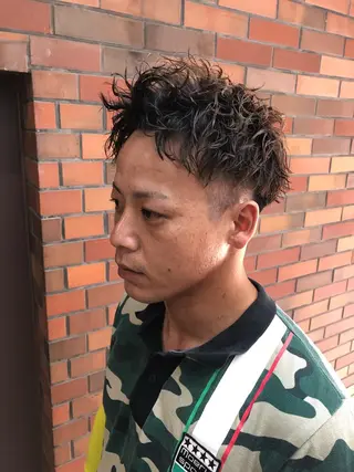 パーマ メンズ ⭐️TOSHIKI メンズパーマオタク⭐のヘアスタイル