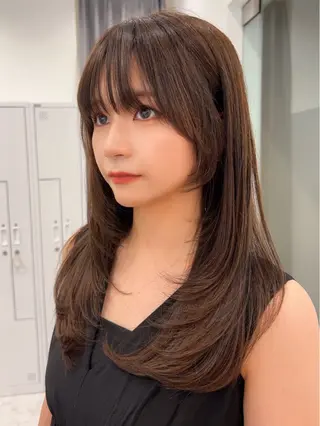 セミロング ✨上品可愛い 垢抜けカラー/後藤✨のヘアスタイル