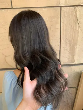ロング カラー 中川歩 髪質改善 ツヤカラー【横浜】のヘアスタイル