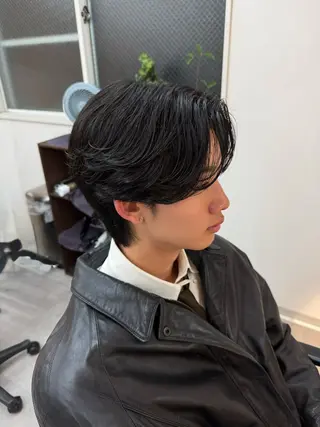 パーマ メンズ 美しいシルエットに◎ 韓国メンズ特化/下田のヘアスタイル