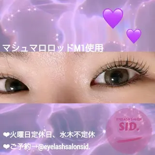 マツエク・マツパ eye lash salon SIDのマツエク・マツパデザイン