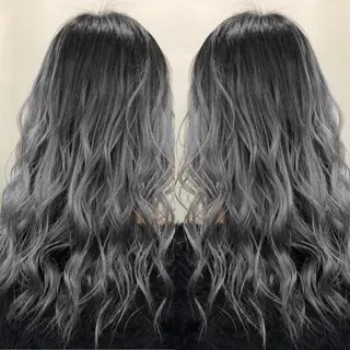 ロング カラー 奥山義進/ハイトーン /バレイヤージュのヘアスタイル