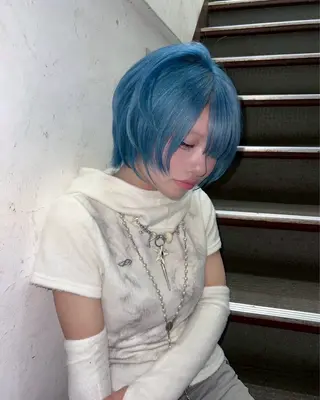 ショート AIRA/ブリーチ ‪/透明感カラーのヘアスタイル