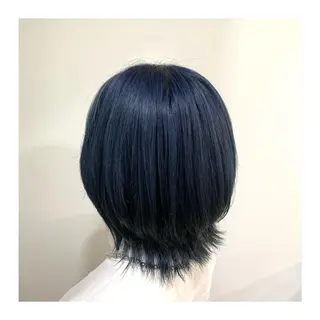 ミディアム カラー あべ ゆうかのヘアスタイル
