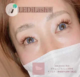 マツエク・マツパ 1ヶ月後も半分残る 高持続LEDエクステのマツエク・マツパデザイン