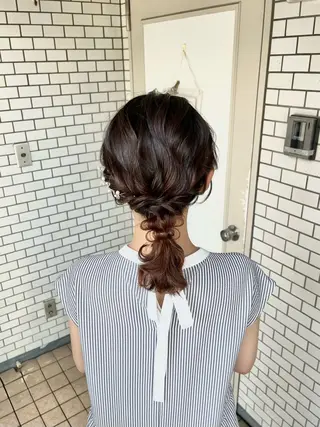 ヘアアレンジ 参列 ✽ 推し活ヘア 💕ゆり🐈🐾のヘアスタイル