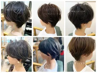 ショート カラー 前田 健太のヘアスタイル