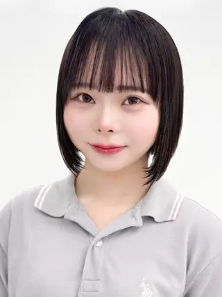 ミディアム カラー ヘアアレンジ 🤍韓国ボブ/ 縮毛矯正🪽ひかりのヘアスタイル