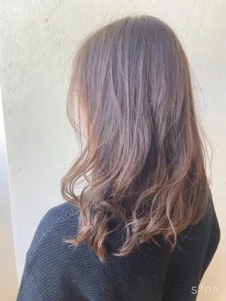 ロング カラー ✨髪質改善/透明感✨ 西野　陽のヘアスタイル