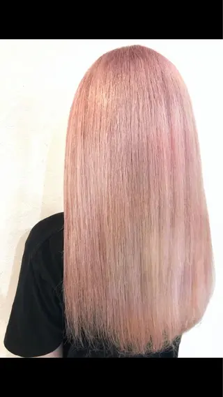 ロング カラー 最高級シールエクステ 💜Fave/あかねのヘアスタイル