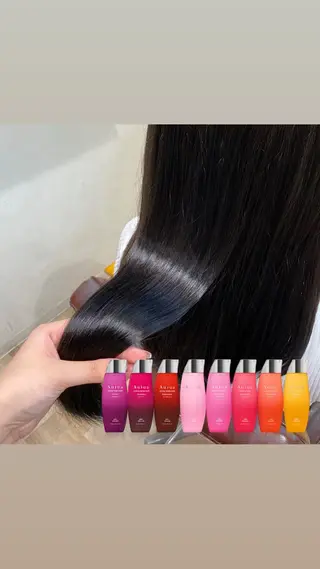 カラー 【nail /暖色 カラー】ナナコ🎀のヘアスタイル