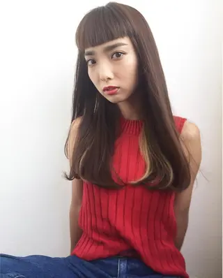 ロング アンルポン天満橋所属・miho みほのヘアスタイル