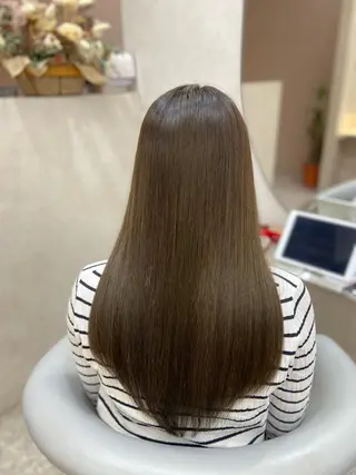 ロング カラー 新宿/韓国ヘア 中明度カラー/かやのヘアスタイル