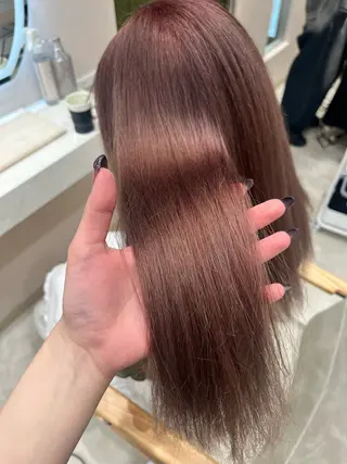 ロング カラー ラフィスヘアードープ所属・レイヤーと透明感の アユカ 髪質改善のヘアスタイル