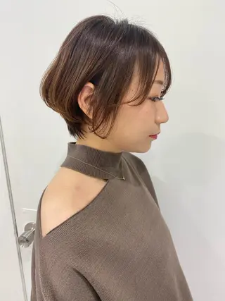 ショート BABY 艶髪暗髪ヘア💖達人のヘアスタイル