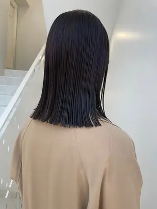 ミディアム 2月で掲載終了 ボブ・カミオカのヘアスタイル