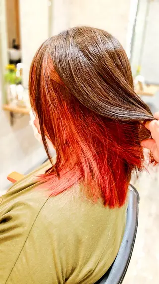 ミディアム カラー 中西 将🌈"たすく"のヘアスタイル